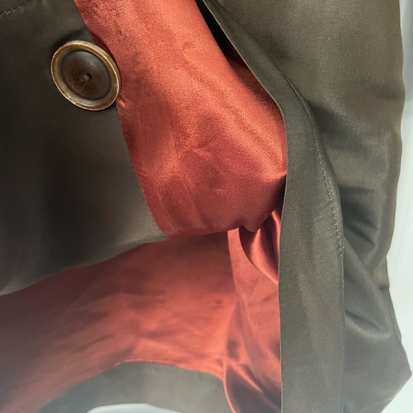 Vintage Saint Laurent Rive Gauche Silk trench coat - Picture 10 of 11